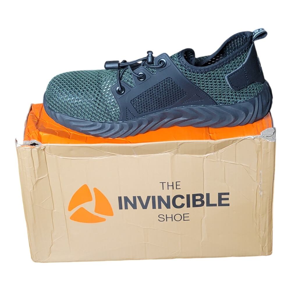 Steel‎ Toe The Invincible Shoe Defender ProSizes 8 & 9